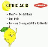 AKSOY Citric Acid Food Grade 2KG Non-GMO Anhydrous Bath Bombs Cleaning view 11