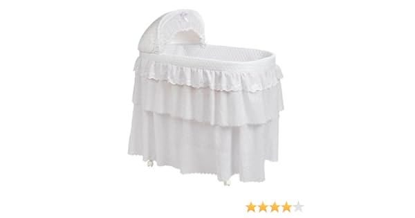bassinet skirt and hood set
