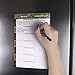 SynLiZy Weekly meal planners Meal Planning Pad Magnetic Menu Planner for Refrigerator Door with Perforated Tear-Off Grocery Shopping Lists 6