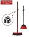 DOKO-IN Mop And Broom Holder Organizer Wall Mounted Rack Hanger Garage Storage Solutions For Garden And Cleaning Tools 2 Single Holders Included 1 Year Warranty