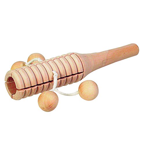Goki UC906 - Musikinstrument - Tonblock mit 4 Holzkugeln