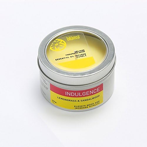 Blumsi EO Infused Candles - 4oz Small Metal Clear Window Tin