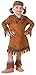 Fun World Native American Toddler Girl Costume, Brown, Large