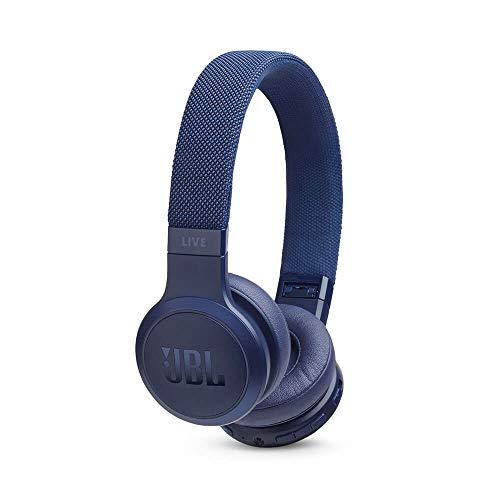 JBL Live 400BT On-Ear Wireless Headphones – Blue