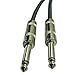 Yovus 2 Pack: 50 Ft 1/4 to 1/4 Shielded Instrument Cables for Powered Speakers