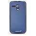 Fosmon DURA-FROST Series Flexible TPU Case for Motorola Moto G (1st Generation Only) / Motorola DVX (Blue)