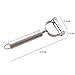 Bringsine Premium Ultra Sharp Stainless Steel Dual Julienne & Vegetable Peeler Slicer - Tool for Making Delicious Salads and Veggie Noodles Mother Wife Gift