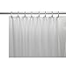 United Linens 10 Gauge HEAVY DUTY shower Curtain Liner FROSTED CLEAR,70x72, PEVA,Mildew Free, Resistant,Mold Resistant ,Eco Friendly,Vinyl,No Chemical Odor liner 70 x 72