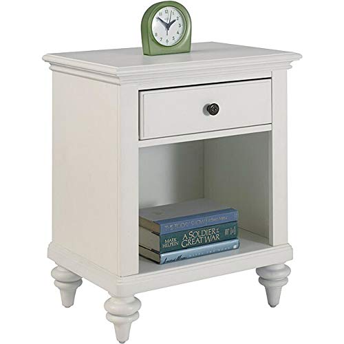 Big Ben Brushed White Night Stand Modern Contemporary Nautical Coastal