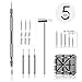 Watch Repair Kit Watchmaker’s Tools Battery Replacement Watch Case Back Opener Link Band Remover Tool Kit