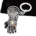VNFLY Nidavellir Infinity Gauntlet Keychain Avengers Thanos Glove Keychain Key Ring (Silver)