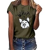 Husky T Shirt Gift for Men Women Boys & Girls, Funny Siberian Husky Emoji T-Shirt