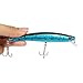 Yogayet Fishing Jigs - Salwater 3D Minnow Fishing Lures Freshwater Saltwater Fishing Lures Bass Lures Lead Fishing Spoons Jigging Lures 10pcs-4.5