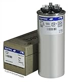97F9856 - 40 + 5 uf MFD 440 Volt VAC - GE Round Dual Run Capacitor Upgrade