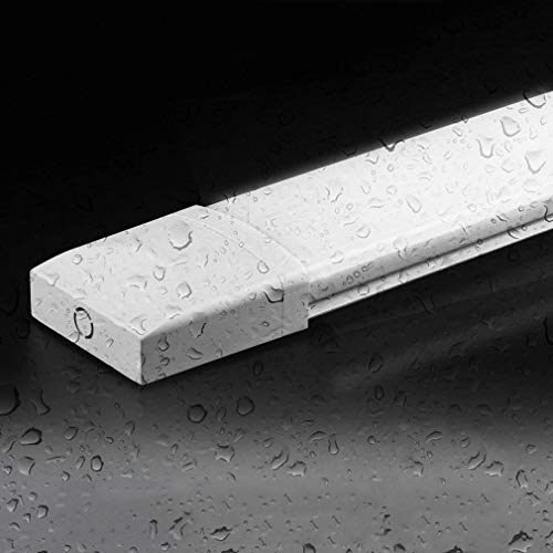 TONFFI LED Feuchtraumleuchte Deckenleuchte Pendelleuchte Badlampe, wasserdicht für Innen und Außenbereich, 36W, 120CM…