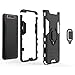 for Samsung Galaxy A80 / A90 Case,Hybrid Heavy Duty Shockproof Armor Dual Layer Protection Defender Back Case Cover for Samsung Galaxy A80 /A90 Tempered Glass Screen Protector (Black)