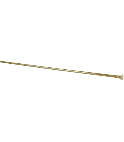 Kingston Brass 5/8" OD Flange – Brushed Brass Finish, Durable Metal Escutcheon For 1/2" Pipe, Covers Unsightly Holes
