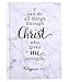 Christian Inspirational Gift Set For Women - I Can Do All Things Mug Journal Pen Bookmark