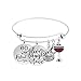 Memgift 60th Birthday Gifts for Women Stainless Steel Charm Bracelet Gift Jewellery