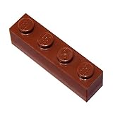 LEGO Parts and Pieces: Reddish Brown 1x4 Brick x50