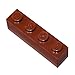 LEGO Parts and Pieces: Reddish Brown 1x4 Brick x50