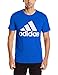 adidas Men's Badge of Sport Classic Tee, Royal/White, X-Large