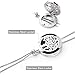 RoyAroma Aromatherapy Essential Oil Necklace Stainless Steel Locket with 12PCS Felt Pads, 19.7'' Adjustable Chain Tree of Life Perfume Necklace