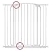 Dreambaby Chelsea Extra-Tall & Wide Auto-Close Security Baby Safety Gate-White-Model F191W