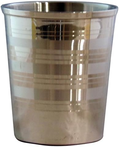 Raj India Trading Two Tone Floral Julep Cups, Set of 4