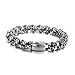 Men's Bracelet BlueFox Skull Titanium steel Link bracelet,pack 1,8.5