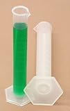 SEOH Graduated Cylinder Plastic PP 50 ml Hex Base