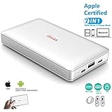 1000GB (1TB) Hard Drive External Storage for iPhone 5/6/7/8,X,XR,XS MAX,new iPad Pro and MacBook and PC,USB+USB C Data Photos Backup Flash Drive (APP management for iOs 7/8/11/12),iDiskk MFi Certified