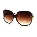 Super Oversized Sunglasses Womens Classic ROUND CELEBRITY PRIVACY Shades NEW