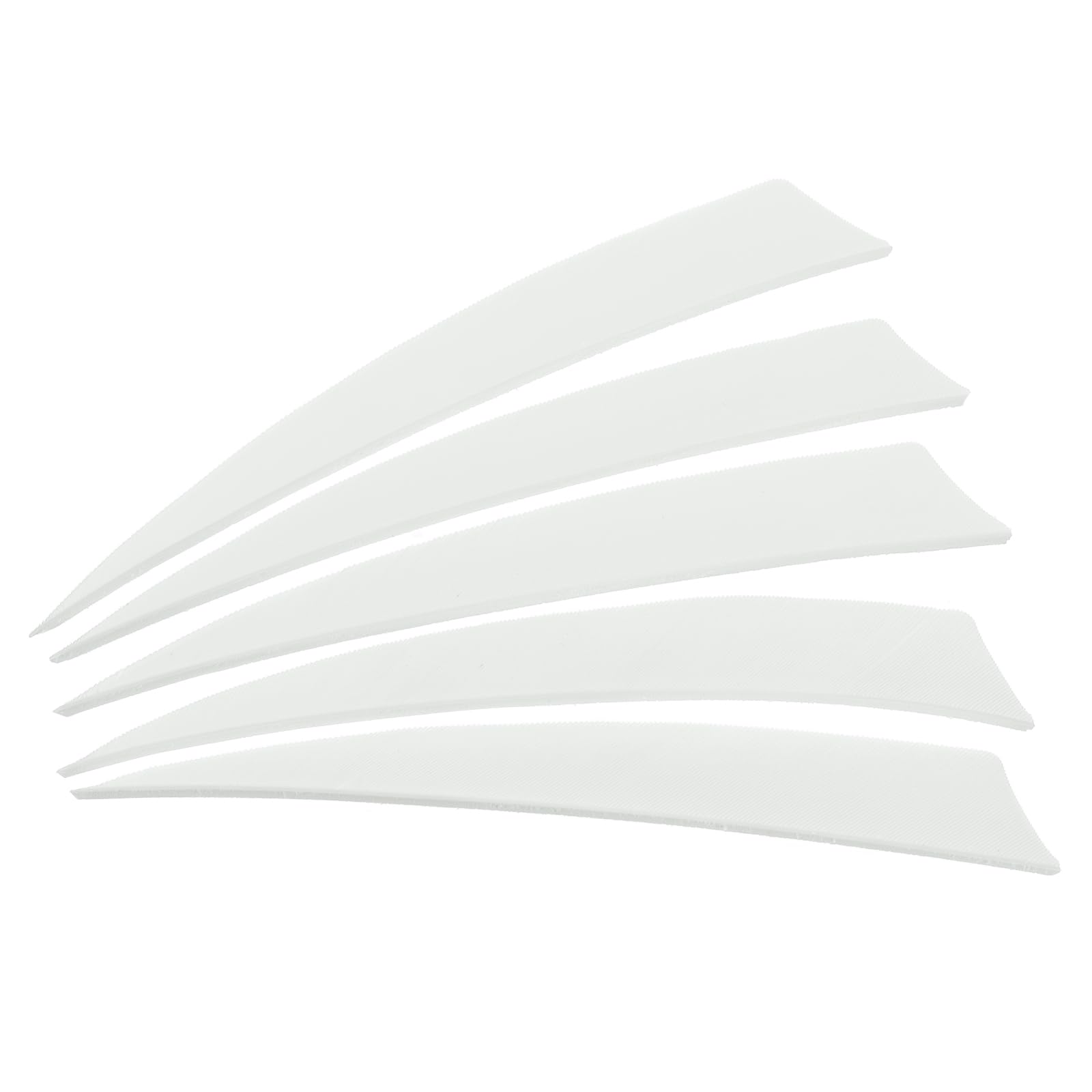 PATIKIL Arrows Vanes 50 Pack 5 Inch Arrow Turkey Feather Fletch Right Wing Fletching White for DIY Target Shooting