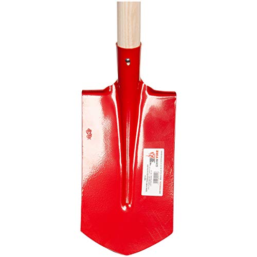 SHW-FIRE | Kabelgrabenschaufel 30x16 cm mit Trittschutz, robuster Spezialstahl, Langer Eschenholzstiel, ideal für schmale Gräben, Schaufel für Drainagen & Kabelverlegung | Made in Germany – Bild 5