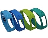 HONECUMI Multi-Color Replacement Wrist Bands With Clasps for Garmin Vivofit Rep...
