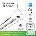 Sunco 12 Pack Linkable LED Utility Shop Light, 4500 LM, 4500K, 4 FT, 48 Inch Integrated Fixture for Garage, 40W Equivalent 150W, Surface + Suspension Mount