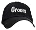 ThisWear Bride and Groom Embroidered Wedding Caps Hat Set Multicolored