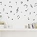 ARTTOP Musical Note Wall Decals,Creative Music Notes Removable Vinyl Wall Stickers for Classroom Kids Room Music Studio Decoration