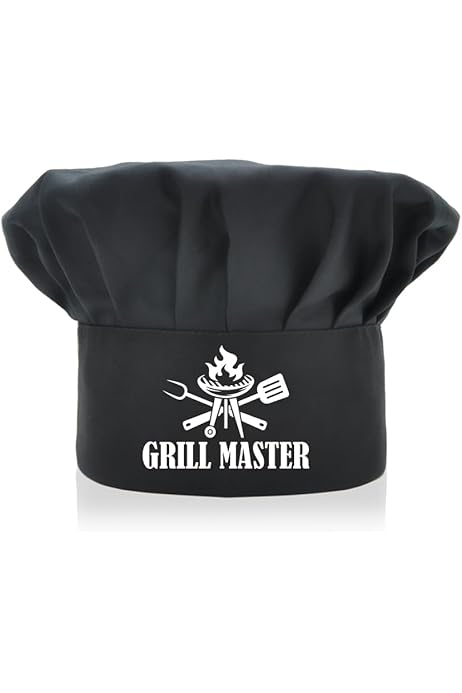 Dad Grill Master Adjustable Chef Hat Dad The Man The Myth Grill Master Chef Hat | Adjustable Funny BBQ Cooking Hat | Gift For Fathers Day & Birthday Adjustable BBQ Cooking Hat Gift