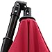 COBANA 10' Offset Hanging Patio Umbrella Freestanding Outdoor Parasol Adjustable Market Umbrella, 250g/sqm Polyester, Red
