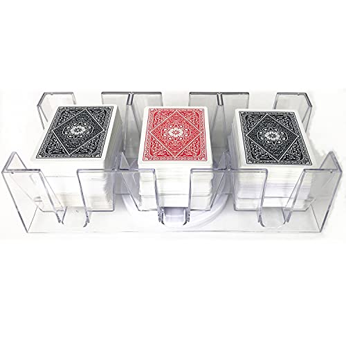Yuanhe 9 Deck RotatingRevolving Playing Card Tray, Card Holder