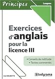 Exercices d'anglais pour la licence III by 
