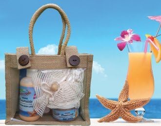 Island Essentials 3-Piece Gift Set Orange Creamsicle scented with fresh squeezed, Florida oranges in cool vanilla!