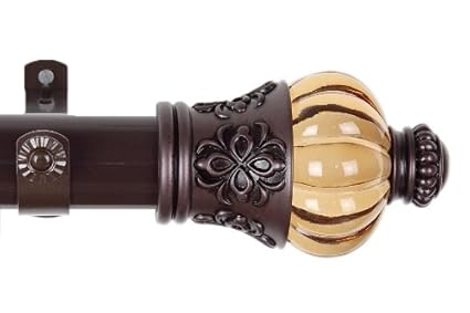 Amazon Com A F Rod Decor Majestic Curtain Rod Set 165 215 Inch