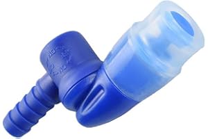 Vasiumic Hydration Pack Bite Valve Replacement Reservoir Bags – 360° Swivel Suction Nozzle, BPA- Silicone Drinking Tube Mouth
