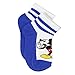 Disney Mickey Mouse Little Boys 6 pack Socks (4-6 Toddler (Shoe: 7-10, Mickey White Quarter)
