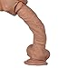 Namee Deluxe Realistic Dong Penis, 20 CM Premium Dildo Huge Cock with Natural Tight Veins and Extra Strong Suction Cup&Ball for Woman Adult Sex Toys Sex Games (415 g) (7 inches)thumb 3