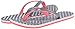 adidas Performance Women's Eezay Dots W Athletic Sandal,Grey/White/Flared,7 M US