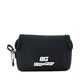 MegaGear ''Ultra Light'' Neoprene Camera Case Bag with Carabiner for Canon PowerShot SX720 HS, SX610 HS, SX600 HS (Black)